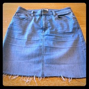JCrew Denim miniskirt